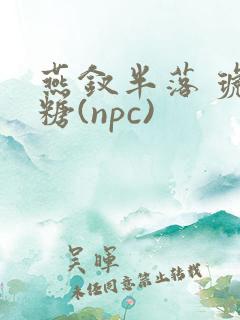 燕钗半落 琥珀糖(npc)