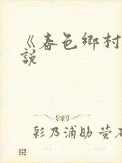 《春色乡村》小说