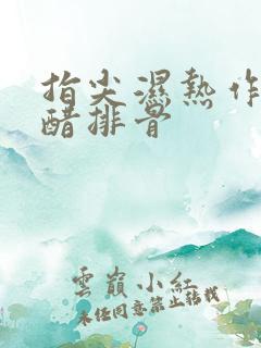 指尖湿热作者糖醋排骨