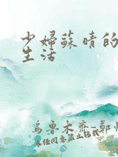 少妇苏晴的性荡生活