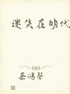 迷失在明代末年