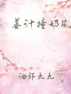 姜汁撞奶风星子