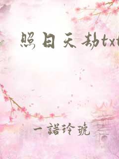 照日天劫txt