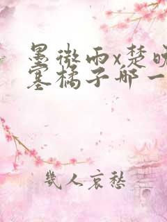 墨微雨x楚晚宁塞橘子哪一章