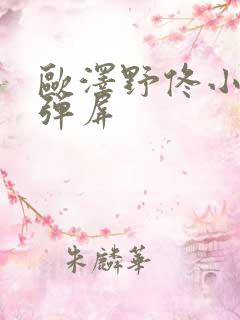 欧泽野佟小曼无弹屏