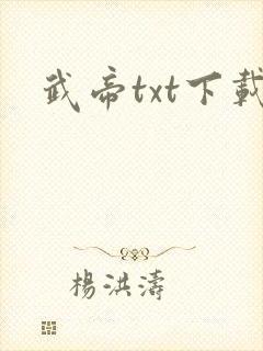 武帝txt下载