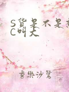 S货是不是想挨C叫大
