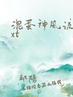 混蛋神风流史txt