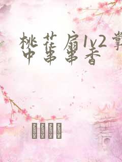 桃花扇1v2掌中串串香