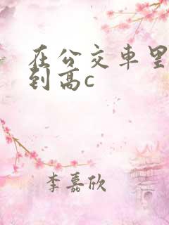 在公交车里c弄到高c