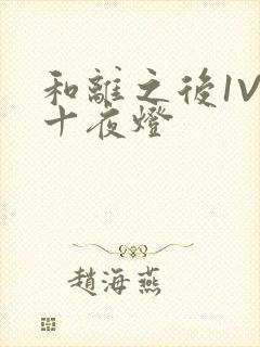 和离之后1V1十夜灯