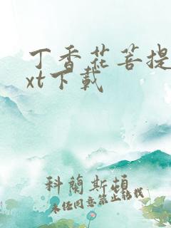 丁香花菩提树txt下载