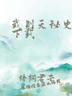 武则天秘史全集下载