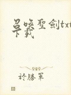 召唤圣剑txt下载