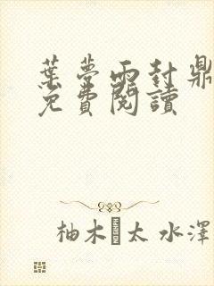 叶梦雨封鼎小说免费阅读