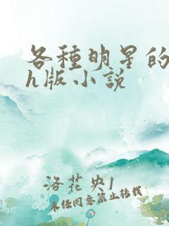 各种明星的综艺h版小说