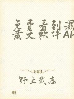 免费看到湿的小黄文软件APP