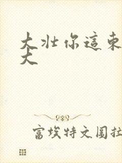 大壮你这东西真大