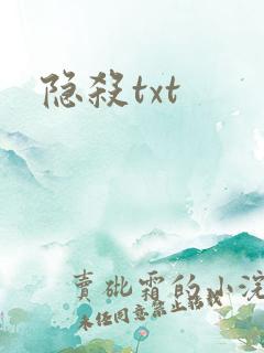 隐杀txt