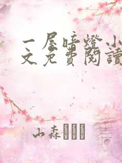 一屋暗灯小说全文免费阅读