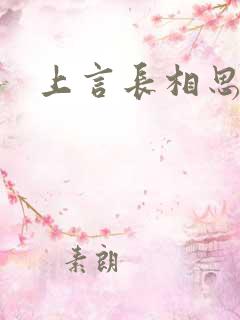 上言长相思