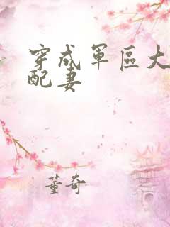 穿成军区大佬女配妻