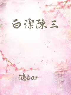 白洁陈三