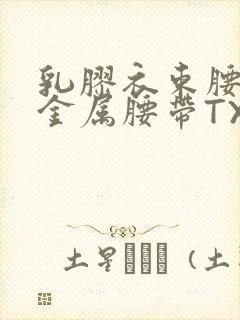 乳胶衣束腰勒紧金属腰带TXT