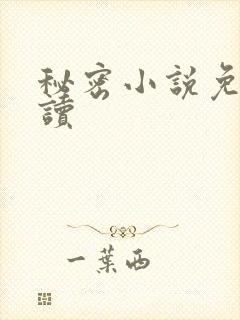 秘密小说免费阅读