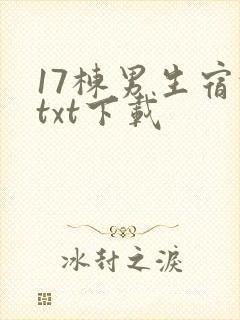 17栋男生宿舍txt下载