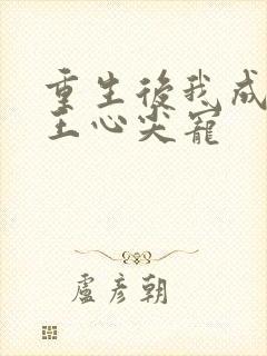 重生后我成了傻王心尖宠