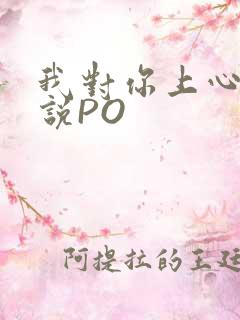 我对你上心了小说PO