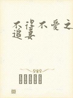 不得不爱之冷少追妻