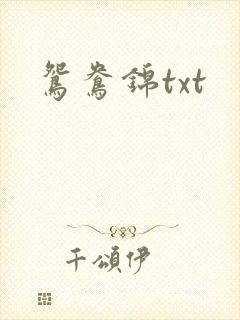鸳鸯锦txt