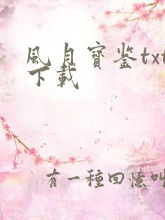 风月宝鉴txt下载