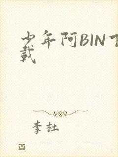 少年阿BIN下载