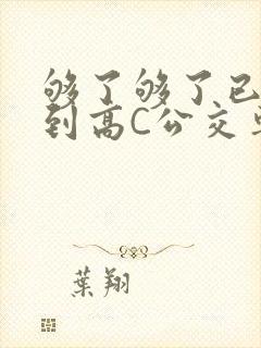 够了够了已经满到高C公交车