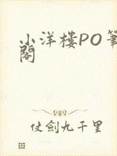 小洋楼PO笔趣阁