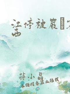 江停被严峫塞东西