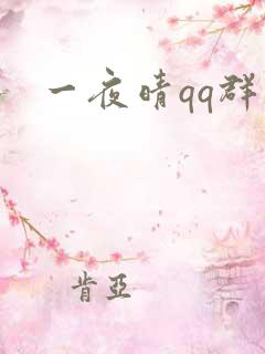一夜晴qq群