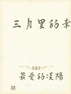 三月里的幸福饼