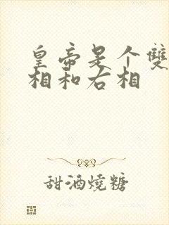 皇帝是个双被左相和右相