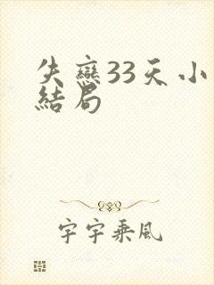 失恋33天小说结局