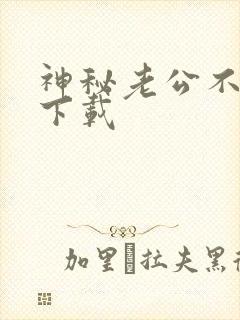 神秘老公不见面下载