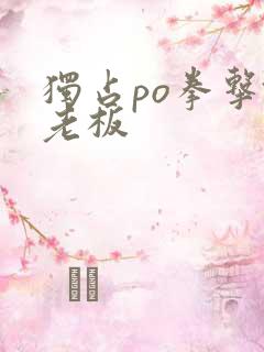 独占po拳击馆老板