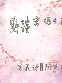 藏地密码4在线阅读