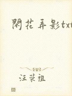 闲花弄影txt