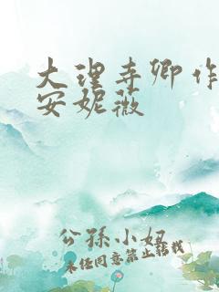 大理寺卿作者:安妮薇