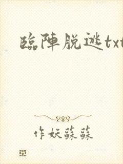 临阵脱逃txt