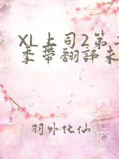 XL上司2第二季带翻译未增